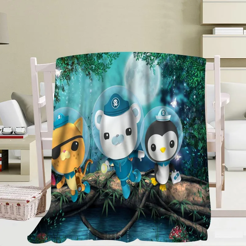 Новое поступление, одеяло Octonauts, мягкое одеяло с 3D принтом, покрывало для дома/дивана/постельных принадлежностей, переносное одеяло для путешествий для взрослых - Цвет: 8