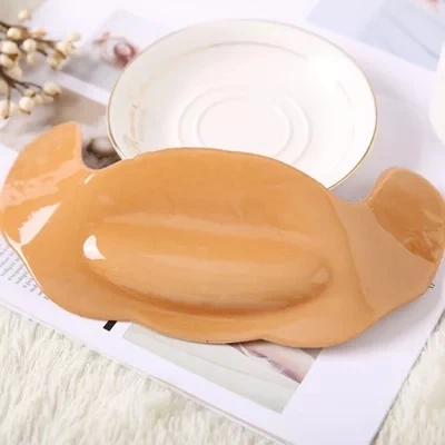 100 PCS Womens Reusable Invisible Lift-up Strapless Self Adhesive Push-up Bra Stick On Gel Backless Silicone Bras