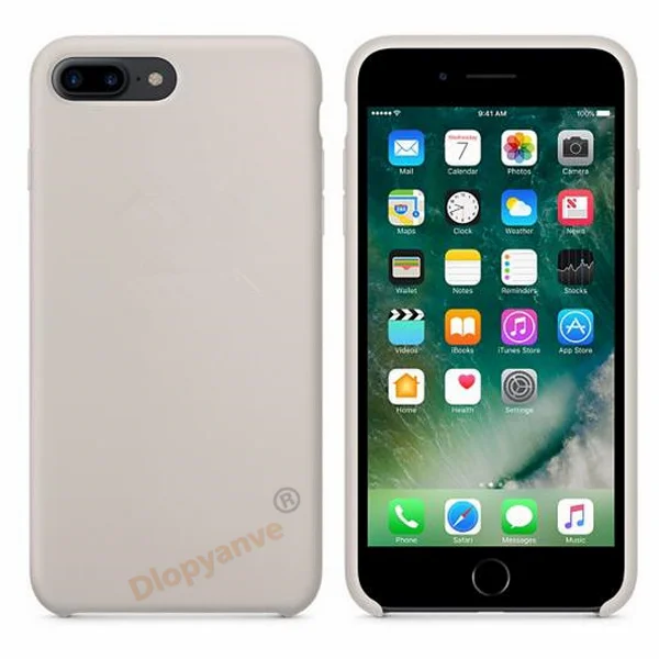 Официальный логотип Стильный силиконовый чехол для Apple Iphone 7 8 6 6 S Plus 5 5S SE чехол для Iphone X XS MAX XR чехол для телефона - Цвет: stone