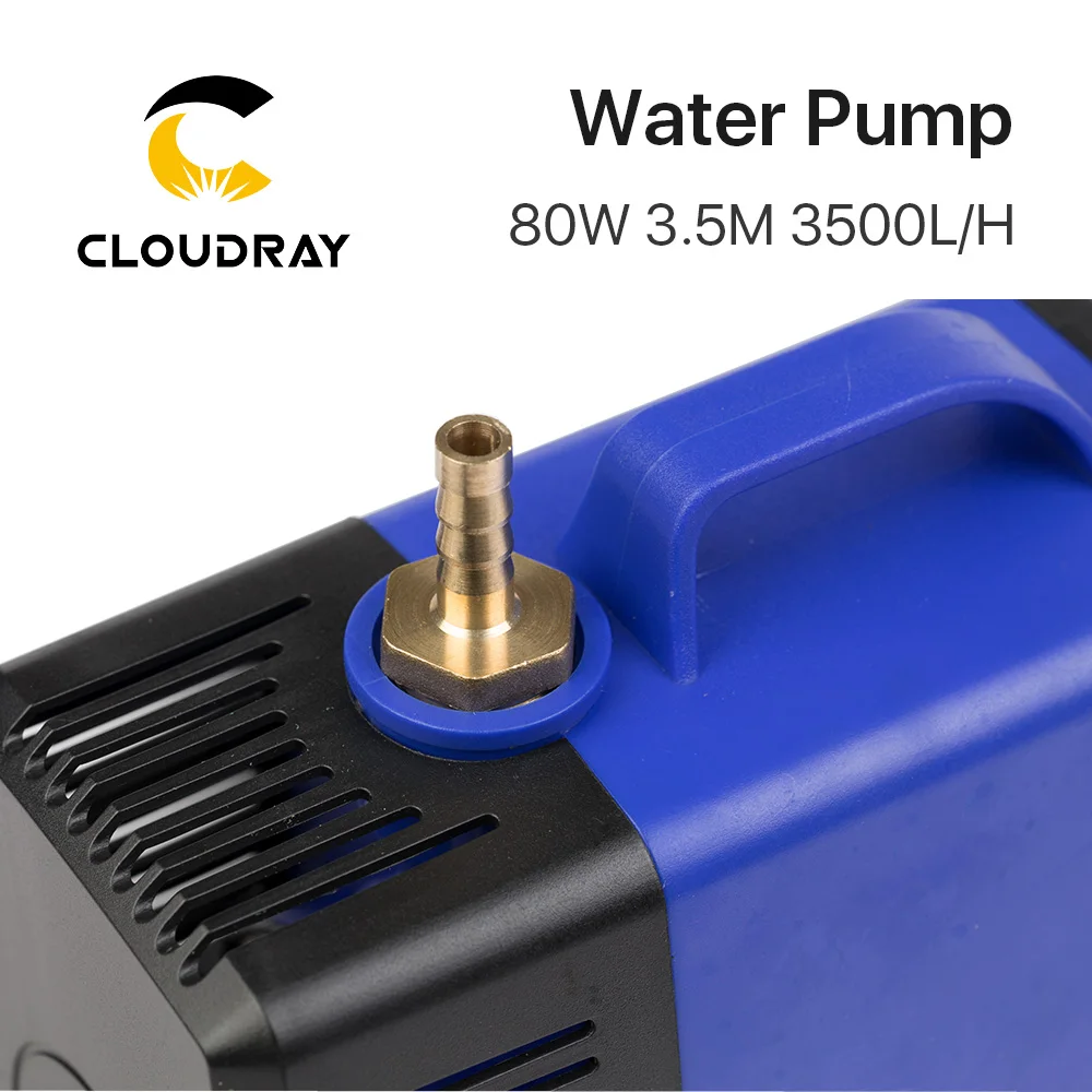 Погружной водяной насос 80 Вт 3 5 м 3500л/ч IPX8 220 В для CO2 лазерной гравировки резки|water