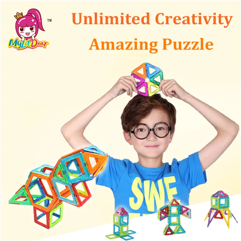 Мини Магнитный конструктор строительные блоки 25 шт. детские развивающие игрушки