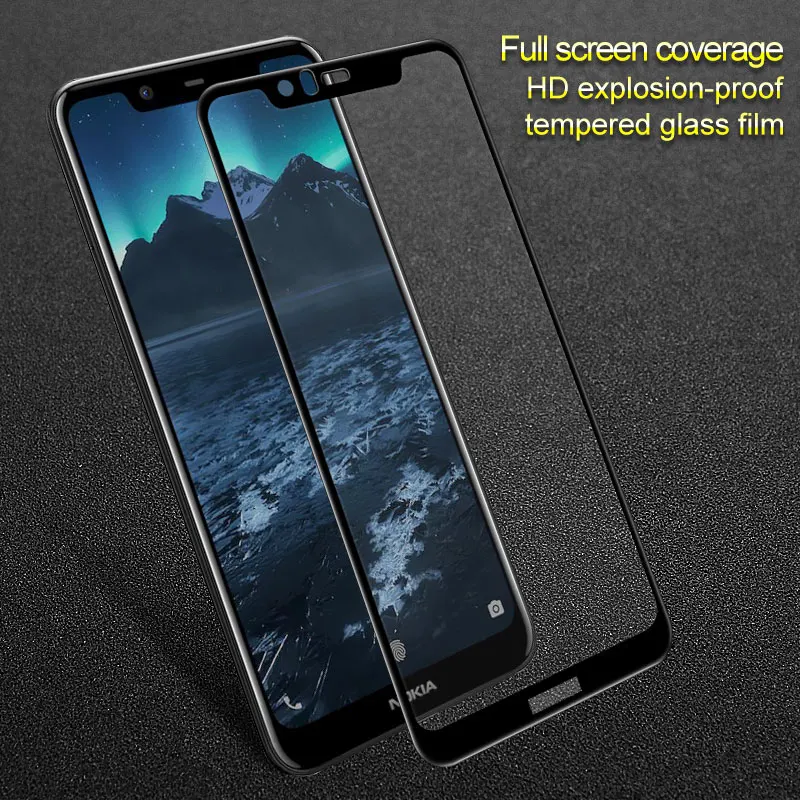 Для Nokia X5 закаленное стекло Передняя жесткая пленка Imak полное покрытие защита