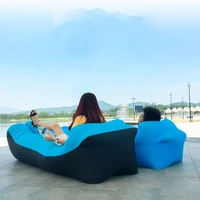 sleeping bag mat inflatable sofa lounger air couch chair lazy bag with travel bag for outdoor for camping fishing swimming beach