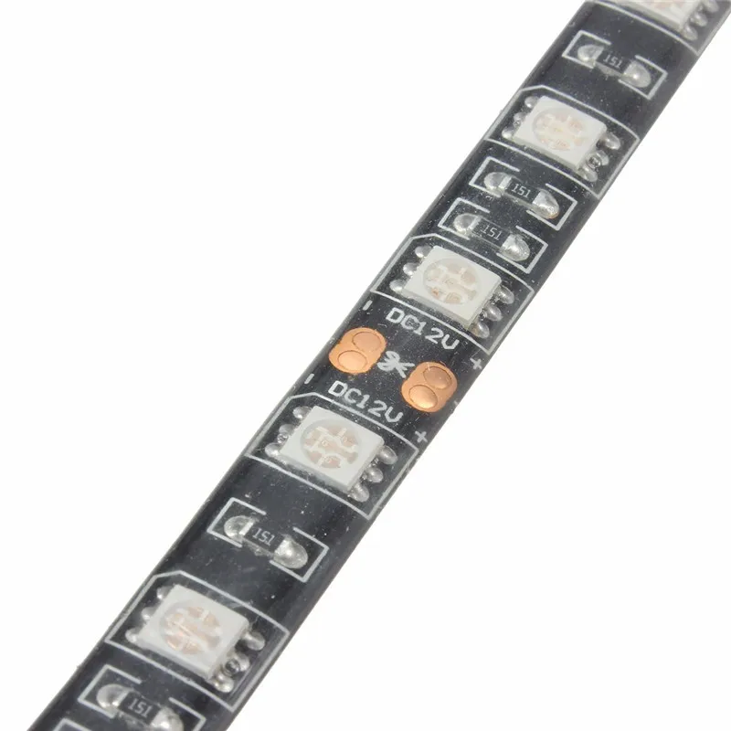 30 см 4 Pin 5050 SMD 18 светодиодный светильник Неон аденсивная полоса водонепроницаемый и пылезащитный чехол для компьютера Гибкая полосная лампа DC12V