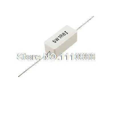 

10 Pcs x Axial Ceramic Cement Power Resistor 1.8 Ohm 5W 5%
