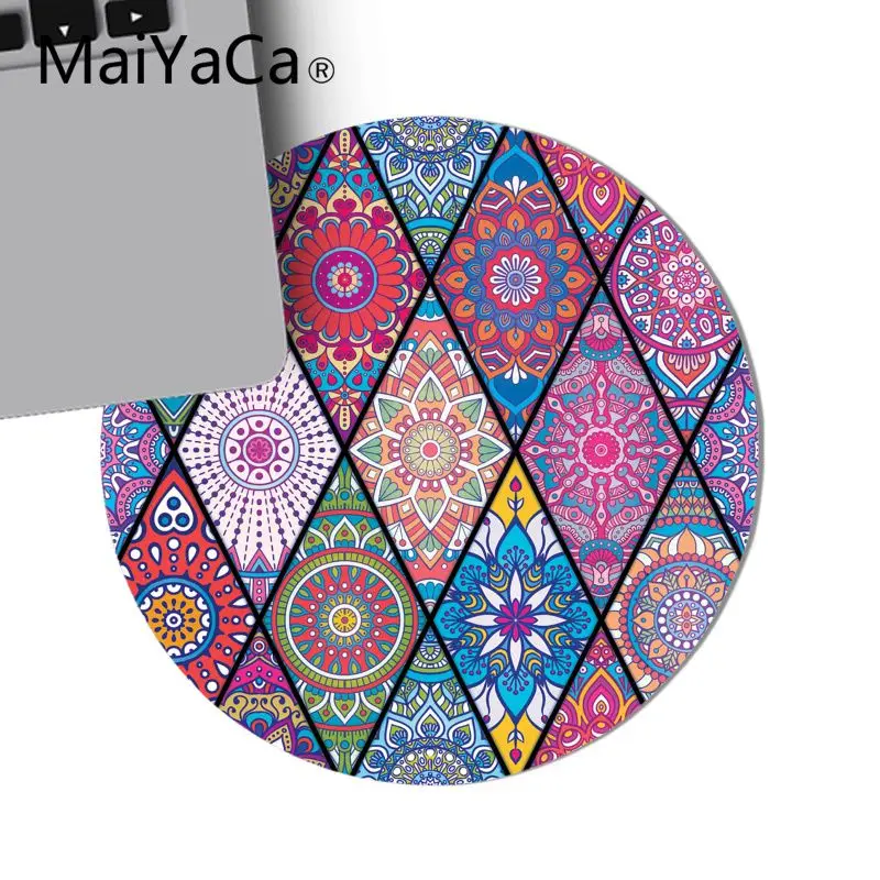 Maiyaca бриллиантовое окно madanlas шаблон для геймеров мягкий круглый коврик мыши