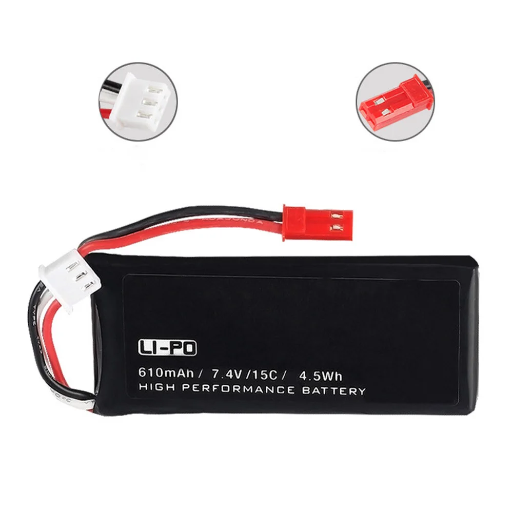 Батарея для Hubsan H502S H502E RC Quadcopter запасные части 7,4 V 610mAh 15C Высокая емкость 2S 7,4 V 610 mah Lipo батарея
