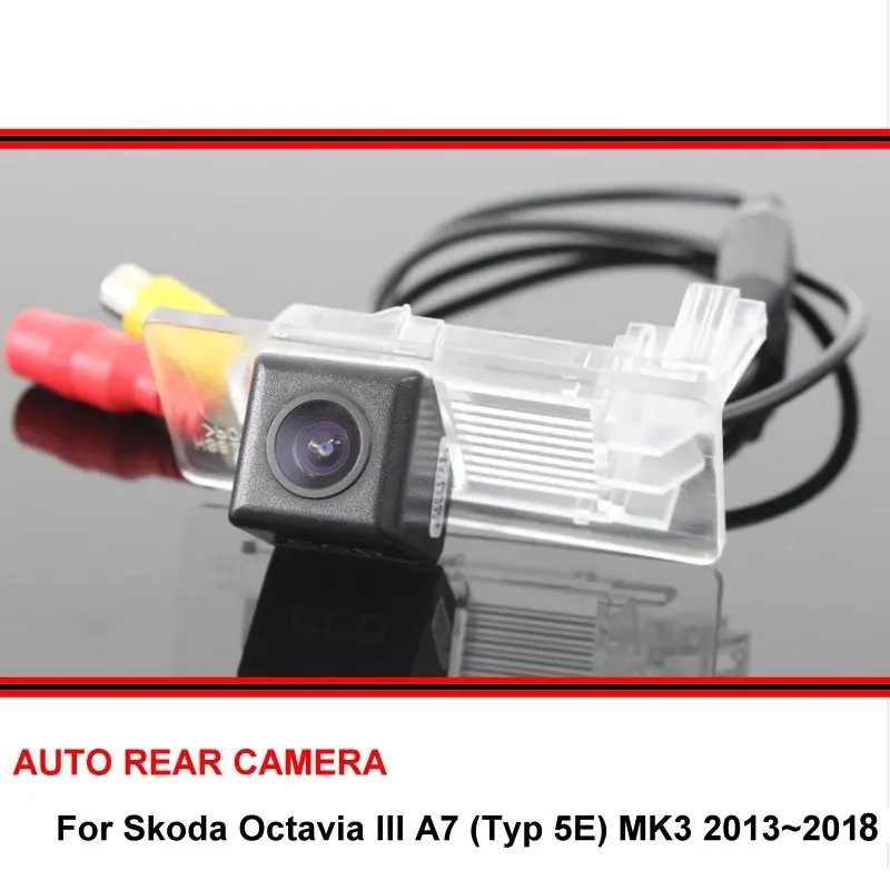 For Skoda Octavia III A7 Typ 5E MK3 2013~2018 Reversing Camera HD CCD Night Vision Back up Camera Car Parking Camera trasera