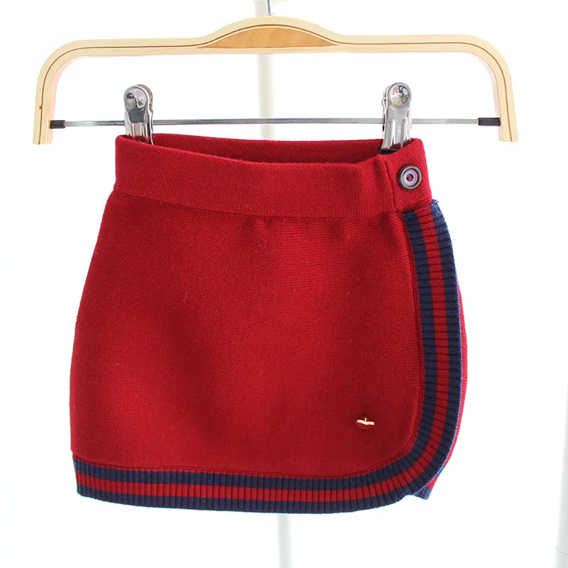 Children Baby Kids Girl Knitted Sweater Set Skirts Girls Sets Cardigan Outerwear Coats Knit Jackets | Детская одежда и обувь