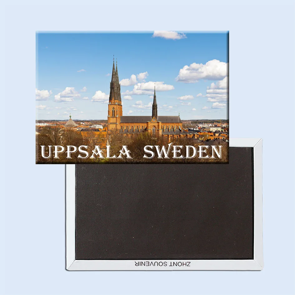 

Sweden's uppsala cathedral Landmark Magnets 21531