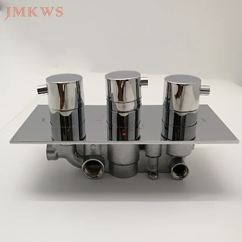 Хромированный Термостатический смеситель для душа JMKWS кран с 3 функциями