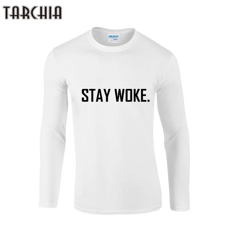 Футболка TARCHIA мужская с длинным рукавом Пробуждение хлопок брендовая