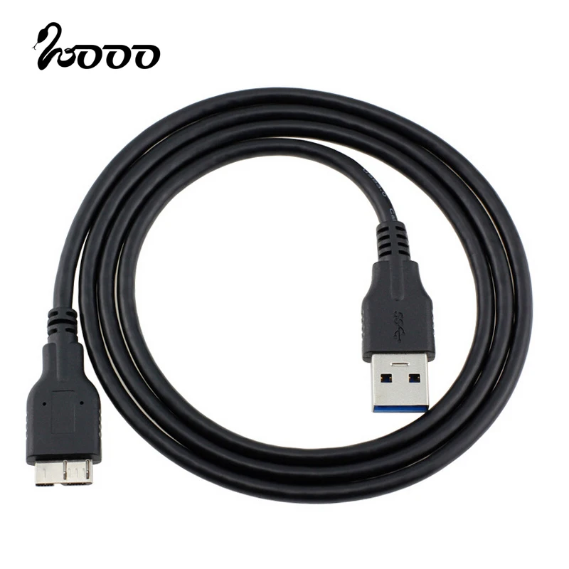 Qiwooode 0.5 м Высокоскоростной USB 3.0 Тип Мужчина к Micro B Мужской Кабель Адаптер