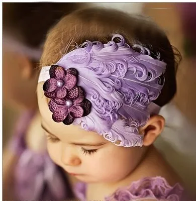 1 шт. детская Цветочная лента для волос | Аксессуары одежды