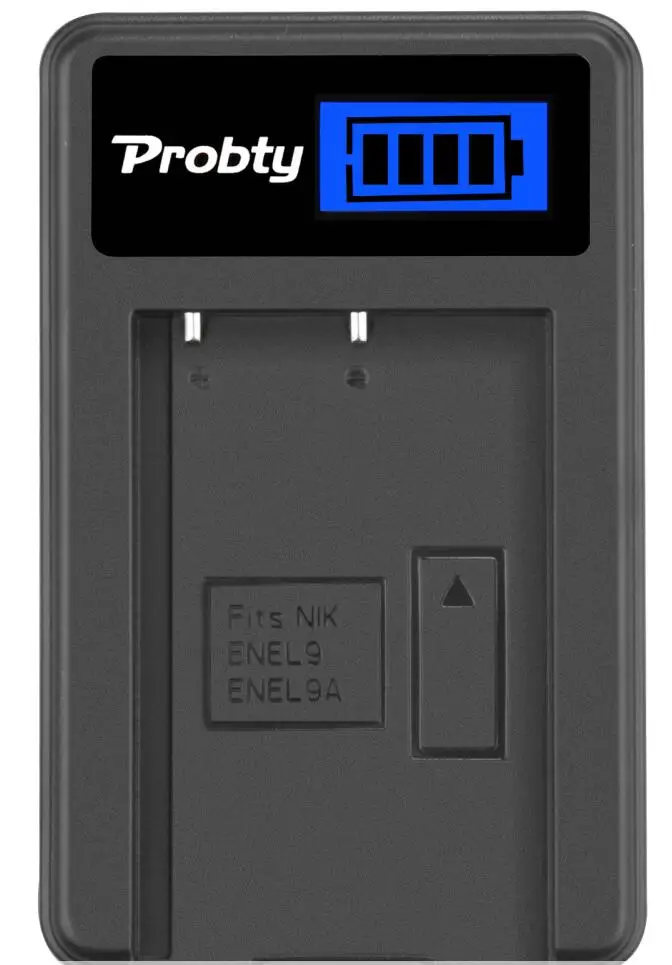 charger only EN-EL9 EN-EL9a Батарея+ ЖК-дисплей Зарядное устройство для Nikon D40 D40X D60 D3000 D5000 - Цвет: charger only