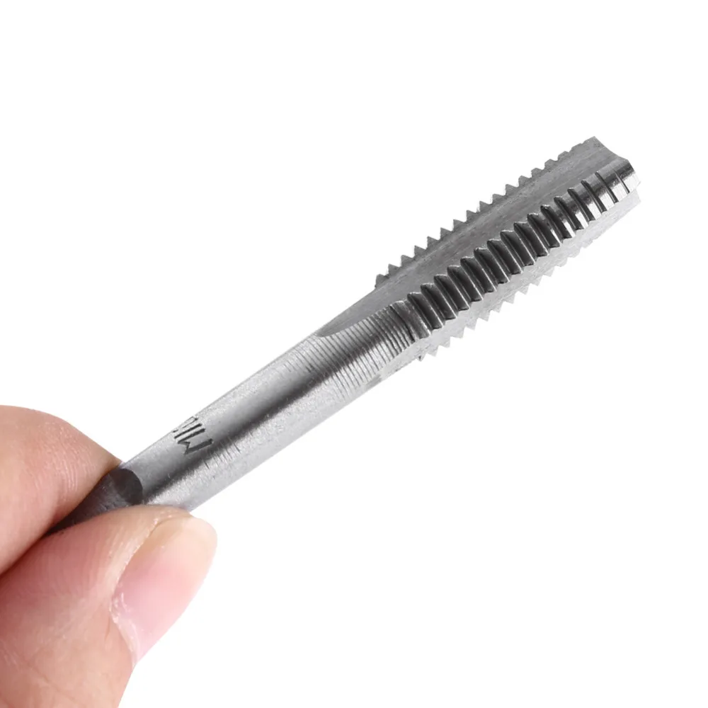 12 шт./компл. метрический ручной гайковерт набор сверл с прямыми канавками