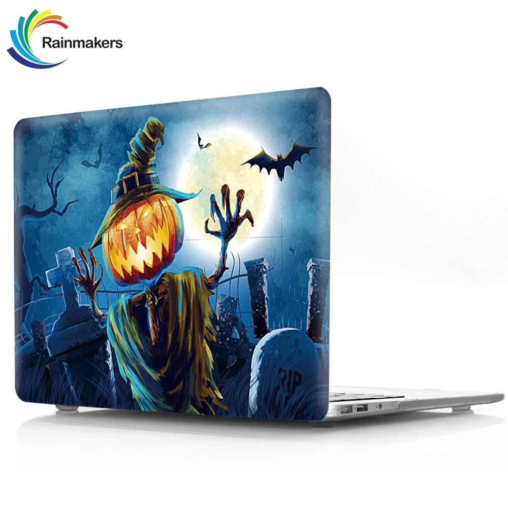 Хэллоуин серии чехол для ноутбука Macbook Air Pro retina 11 12 13 15 дюймов черный Apple рукав 6