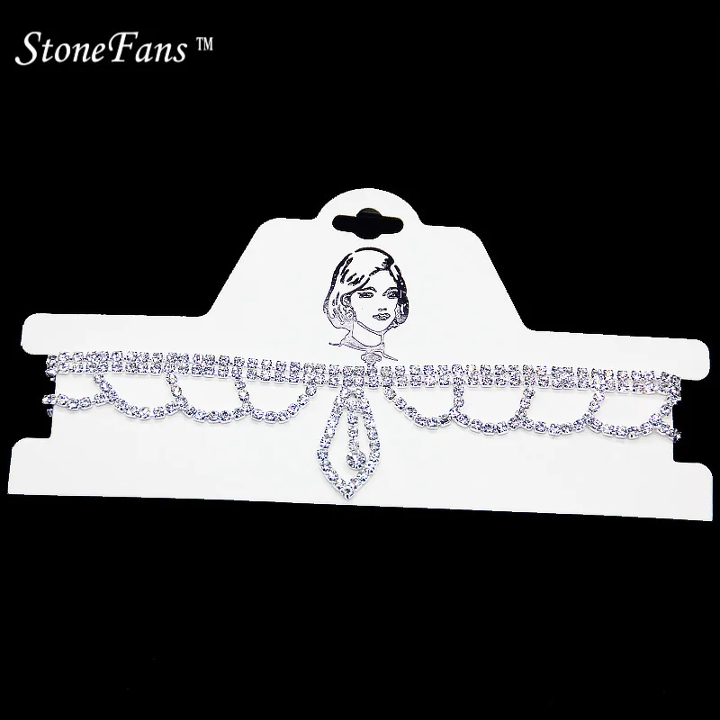 StoneFans, Женский галстук-бабочка, колье, сексуальные стразы, колье, кристалл, для девушек, большие, макси ювелирные изделия, вечерние, подарок 113