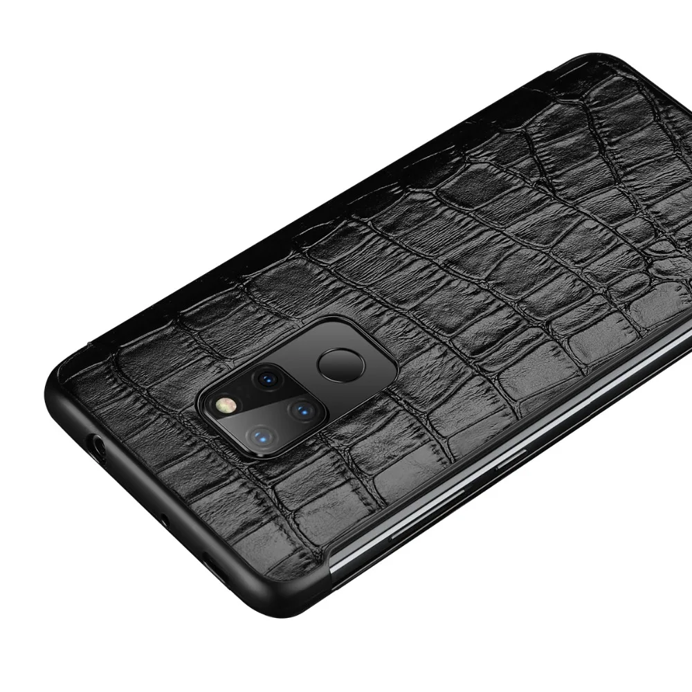 Чехол из коровьей кожи с крокодиловым узором для huawei mate 10 20 Pro mate 20 Lite P20 Pro, флип-чехол, кошелек, чехол для телефона, чехол с умным окошком