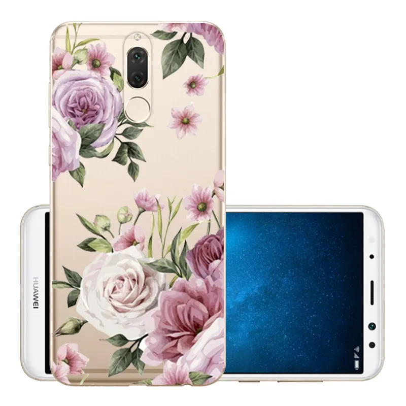 CROWNPRO Мягкий ТПУ для 5," huawei mate 10 Lite чехол-накладка для задней панели телефона Nova 2i/Maimang 6/mate 10 Lite чехол s
