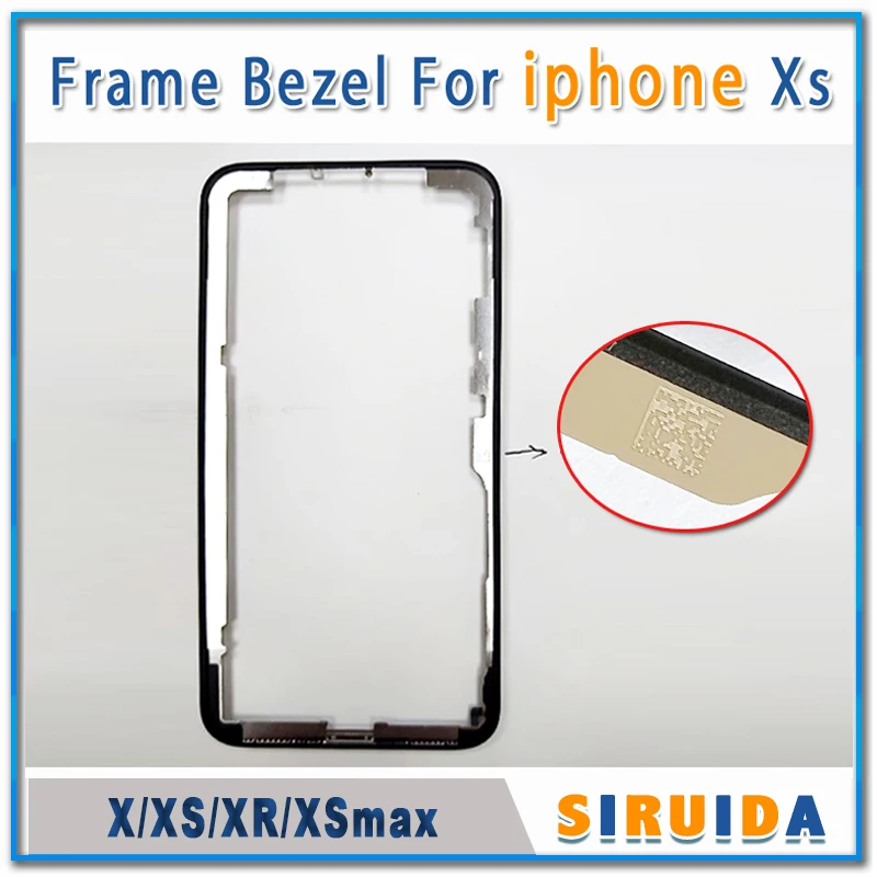 1 шт. лучшая средняя рамка с наклейками в комплекте для iPhone десять X/XR/XS|Защитные