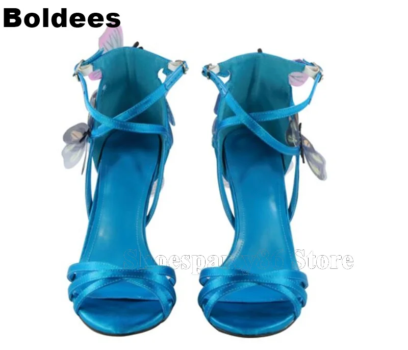 Высококачественная атласная кожаная обувь на платформе и тонком высоком каблуке