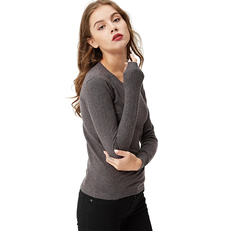 Женский свитер с длинным рукавом GLO-STORY зимний большого размера 2018 | Женская