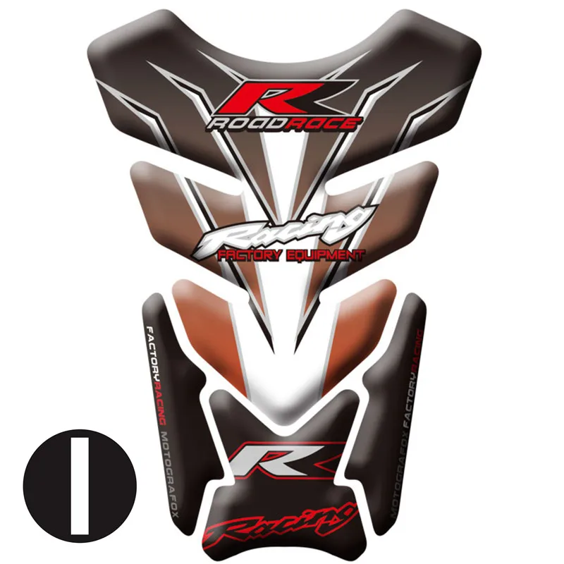 I Мотоцикл 3D топливный бак Pad защитные наклейки для Honda Hornet CB600F CB900F CB1000R 1998-2013 наклейки - Цвет: I