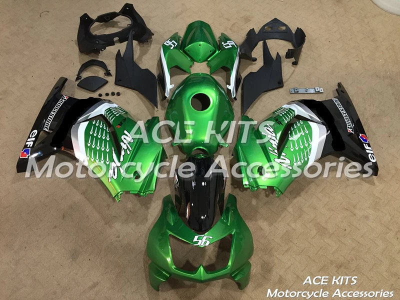 

Новый ABS мотоцикл обтекатель для Kawasaki Ninja250 2008-2012 инъекции Bodywor сенсационный черный зеленый + бак ACE № 880