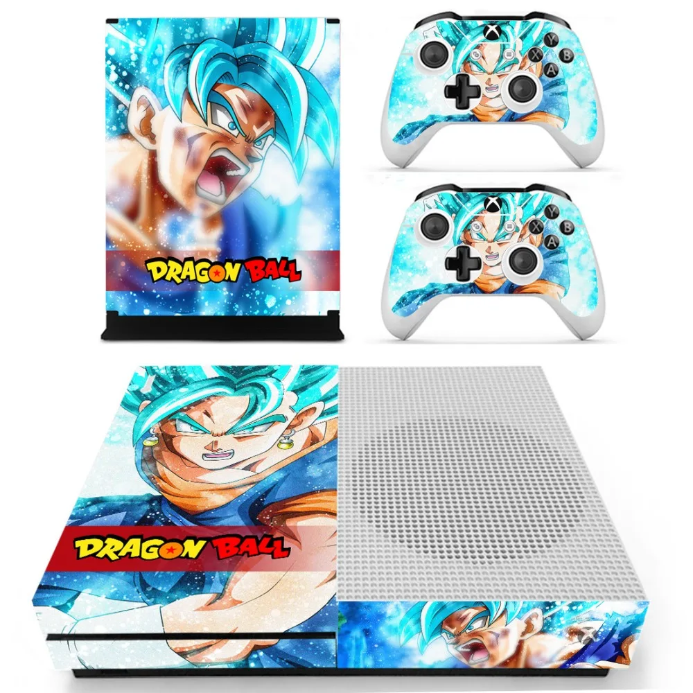 Dragon Ball Z Super Son Goku наклейка на кожу для Xbox One S консоль и контроллеры для Xbox One тонкая кожа стикер s винил