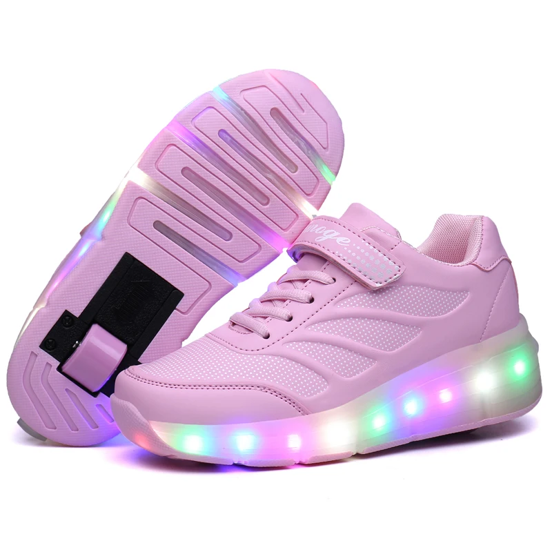 Повседневные кроссовки Heelys с колесиком для мальчиков весенняя обувь катания на
