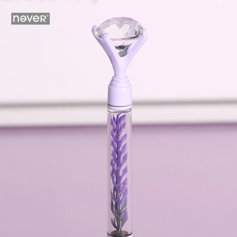 Never серия &quotРусалка&quot шариковая ручка Роскошные фиолетовые Лавандовые ручки со