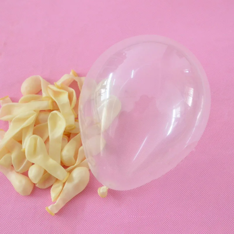 20pcs 5 &quotпрозрачные латексные шарики DIY воздушный шар&quot Конфетти &quotтопперы на