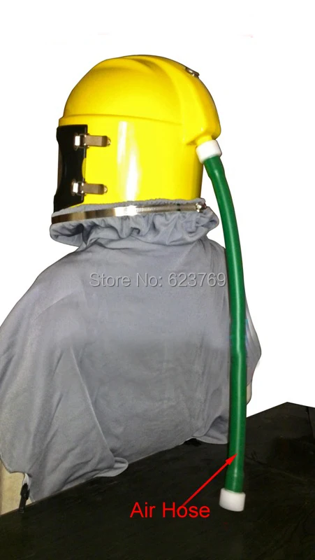 RZZ дышащий воздушный шланг для шлем пескоструйной обработки и респиратора
