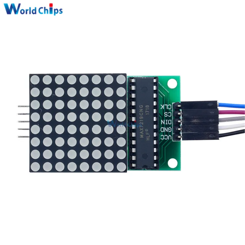 Модуль светодиодной матрицы max7222 модуль управления матрицей MCU для Arduino 5V DIY KIT|module