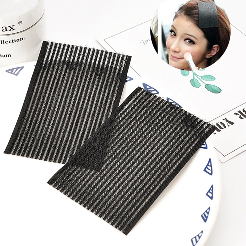 2pcs Hair Gripper Barber Grippers Women Holder Black Color Magic Paste Posts Sticker Styling Accessories | Красота и здоровье