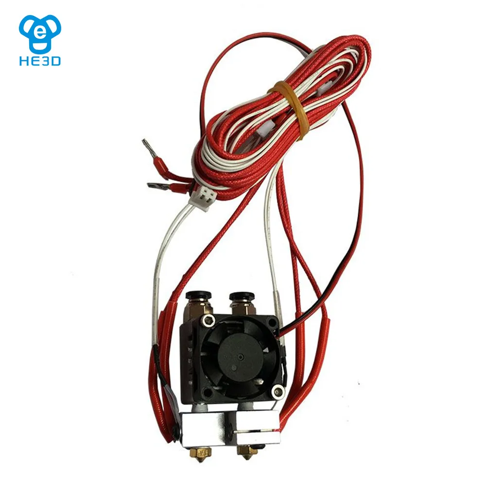 HE3D hotend тройное/двойное/одинарное сопло для экструдера 3D-принтера | Компьютеры и