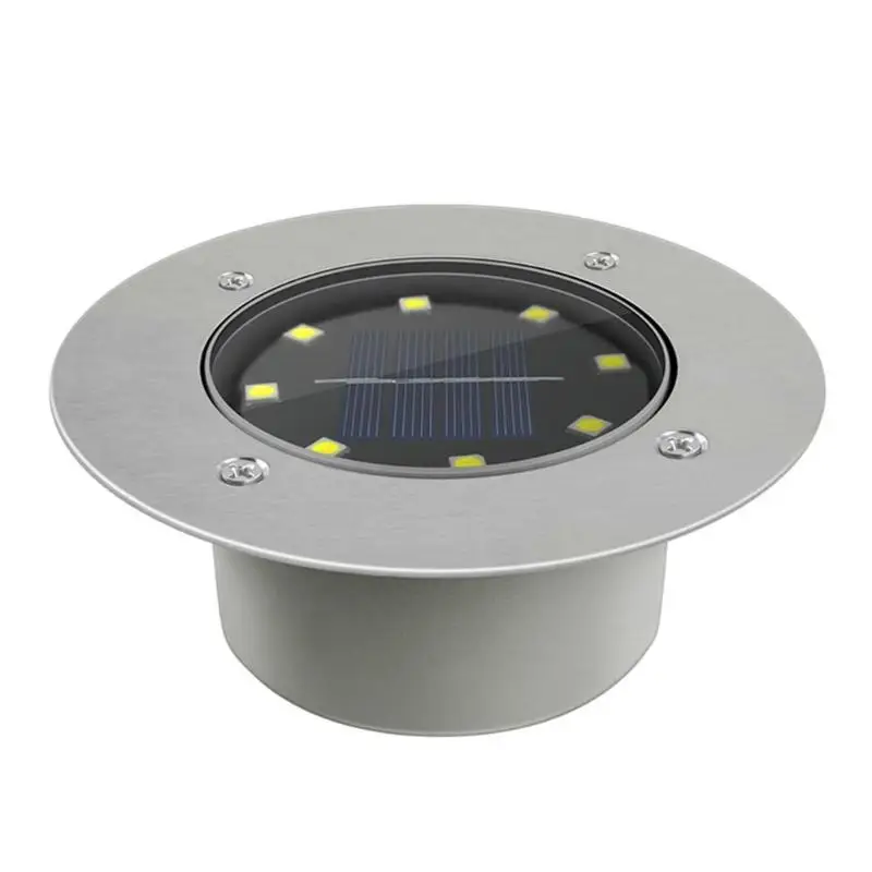 8LED подземный солнечный светильник, водонепроницаемый уличный садовый тропинка, лампа для улицы, садовая дорожка, садовый светильник
