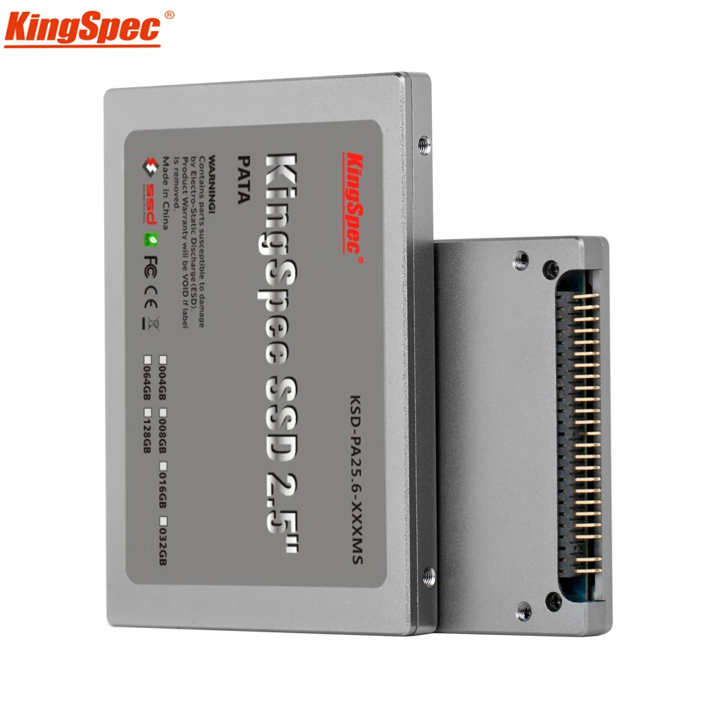 

Жесткий диск Kingspec 2,5 "PATA 44pin IDE hd ssd 16 ГБ 32 ГБ 64 Гб 128 ГБ 4C TLC твердотельный диск флэш-накопитель IDE для ноутбуков и настольных ПК