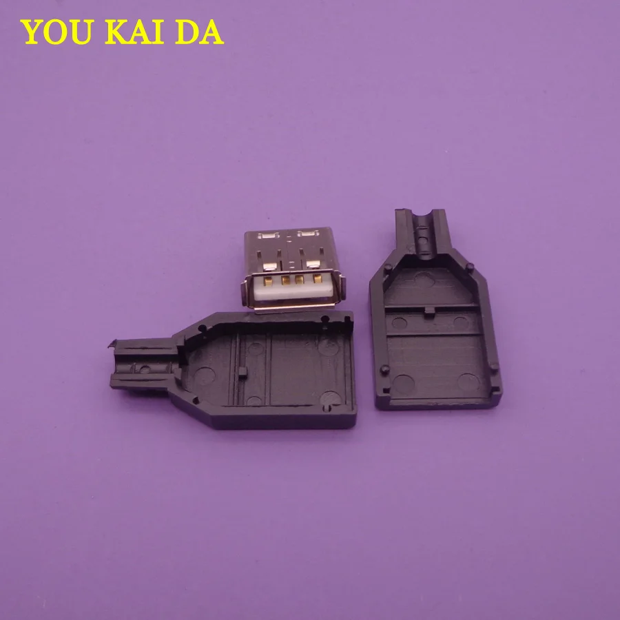 Micro USB Type B гнездо пластиковый разъем и Т-образный чехол для штекера DIY с припой