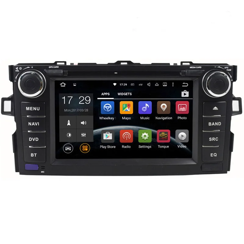 2 din ОЗУ Android 7 1 автомобильный dvd плеер для Toyota Auris 2006 2007 2008 2009 2010 2011 raido gps навигация