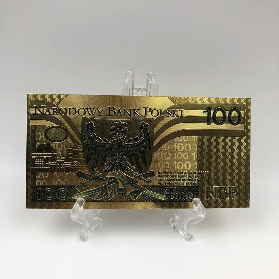 Клейна цветные с покрытыем цвета чистого 24 каратного золота Польша Поддельные