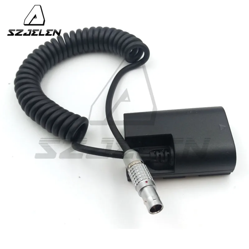 2 контактный разъем для Canon LP E6 вход 14 8 V выход Lanparte Power Coupler DC Dummy Battery Pack For 5D2 7D 60D