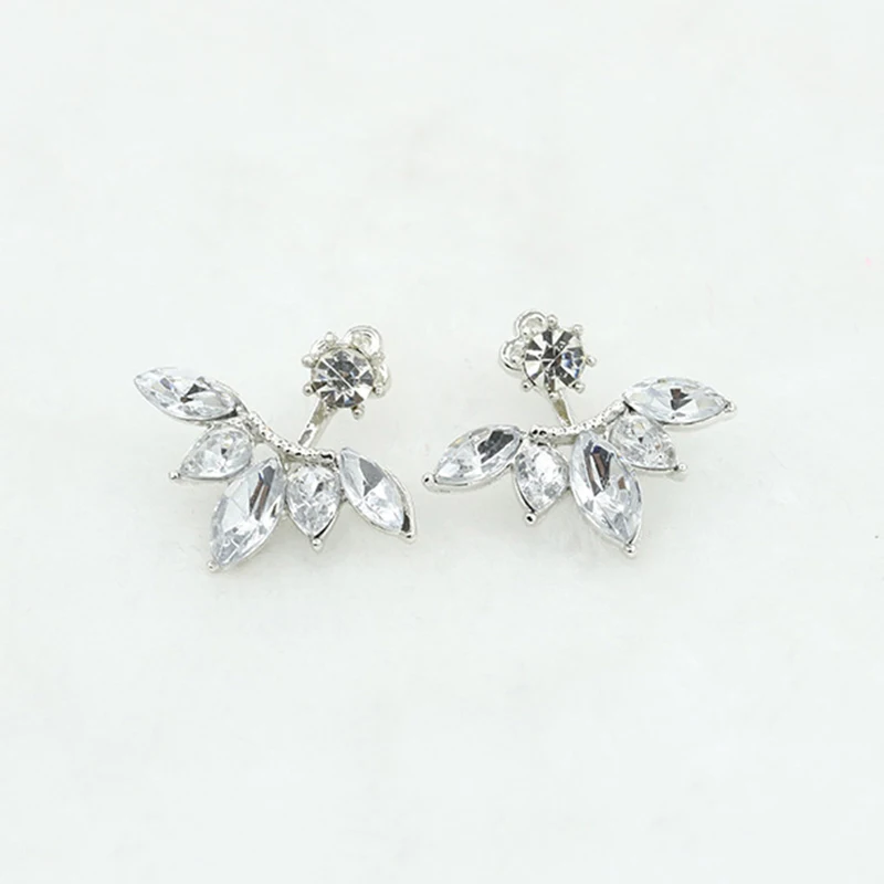 e012silver Новые модные ювелирные изделия, корейские серьги-гвоздики для женщин,, горячая Распродажа, 1 пара, геометрические каффы, Золотые серьги, цена - Окраска металла: e012silver