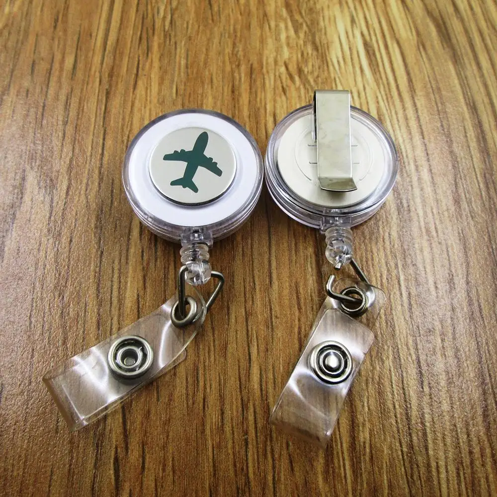 

Aeroplane ID бейджик-катушка для медсестры, учительницы, выдвижной держатель для бейджика, для работы