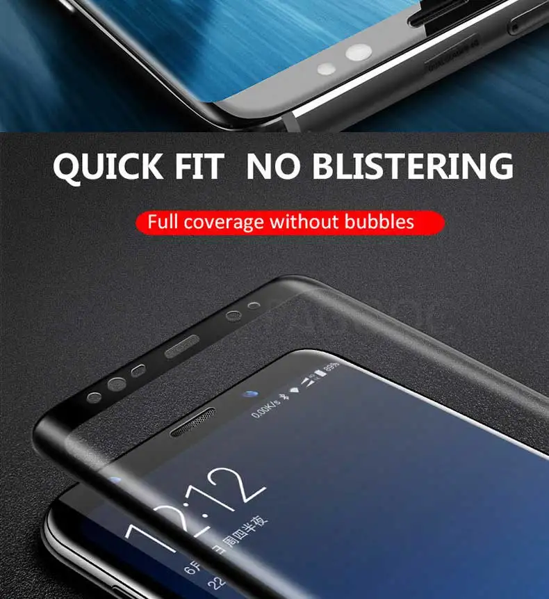 25D закаленное стекло с закругленными краями для samsung Galaxy S8 S9 S10 Plus S10E, защитное стекло на samsung Note 9 8, защитная пленка