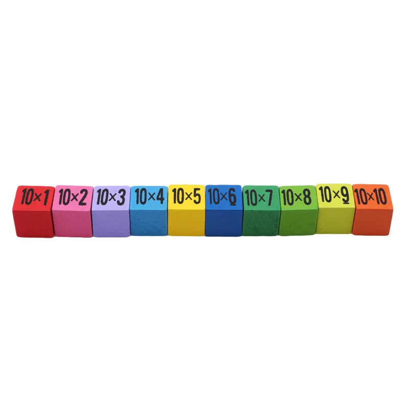 

Montessori Educational Wooden Toys For Children Baby Toys 10*10 Multiplication Table Math Arithmetic Teaching Aids For Kids