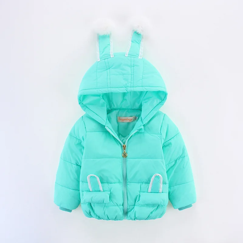 Зимнее пальто для маленьких девочек стеганая куртка на белом утином пуху верхняя