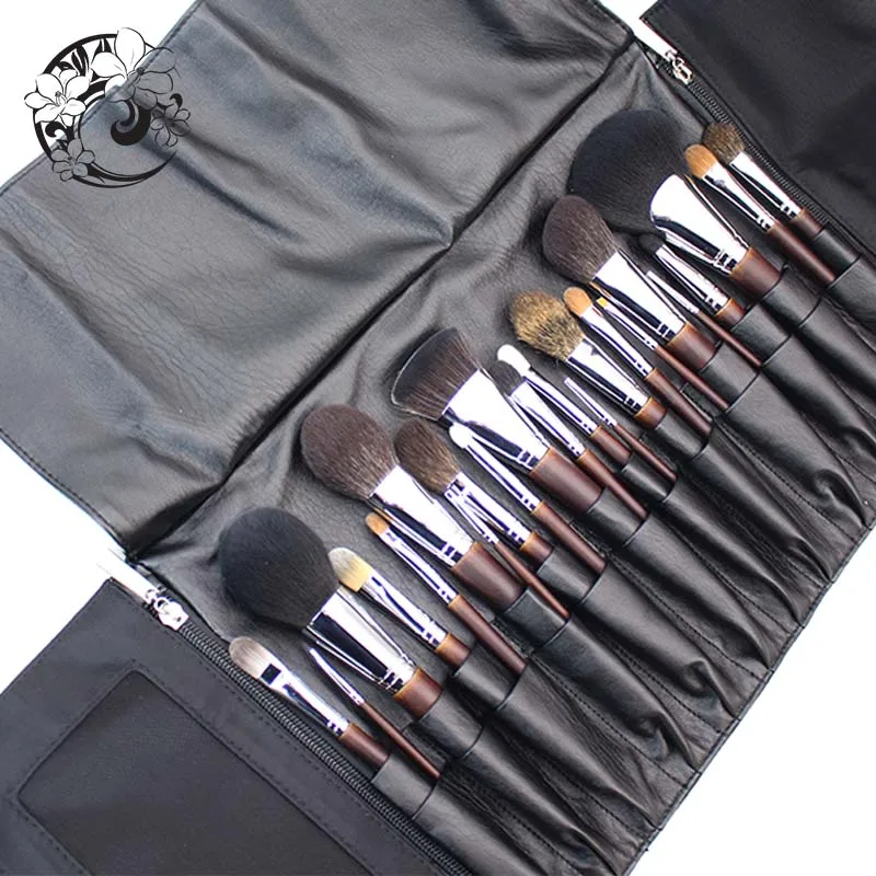 Кисти для макияжа из козьей шерсти 22 шт.|brush set make up|goat hair brush setbrand |