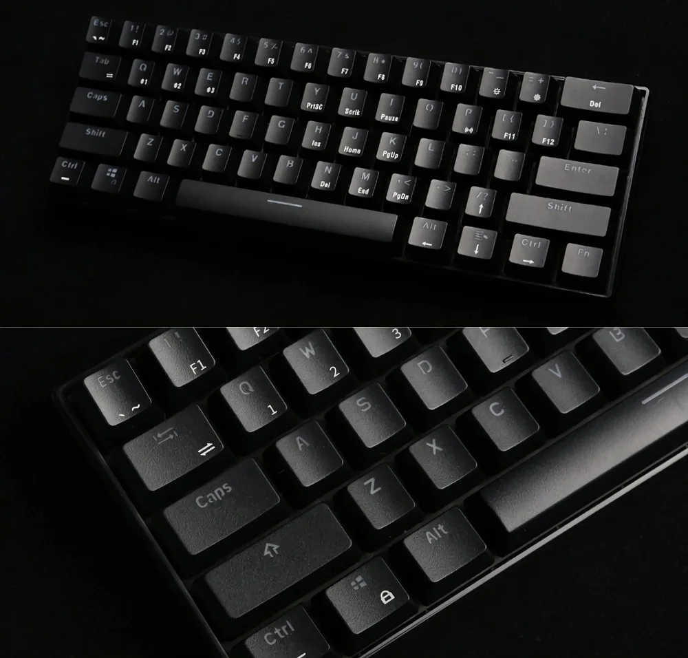 Royal Kludge RK61 эргономичная клавиатура Bluetooth и Проводной Двойной режим 60% RGB светильник Механическая игровая клавиатура для ноутбука планшета